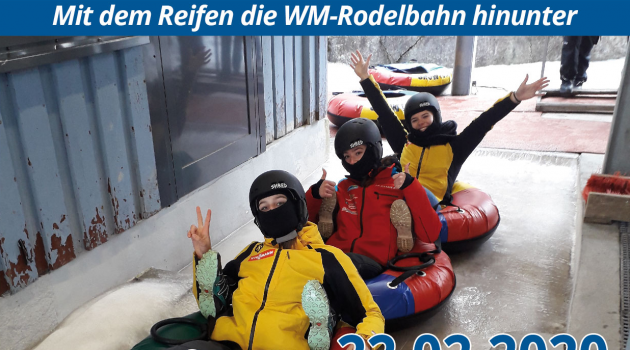 Wieder Icetubing Oberhof – Adrenalin Pur!