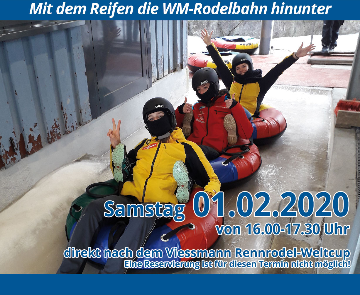 Icetubing Oberhof – Adrenalin Pur!