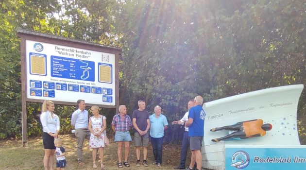 Sommertour der CDU-Fraktion besucht die Rennschlittenbahn „Wolfram Fiedler“ in Ilmenau